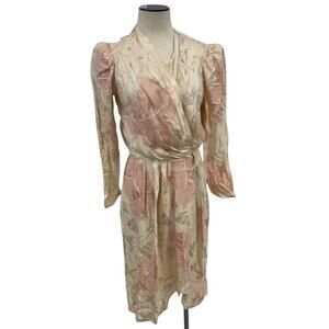 Vintage 70s I. Magnin Argenti Silk Robe Dress – Cottagecore Sz 10